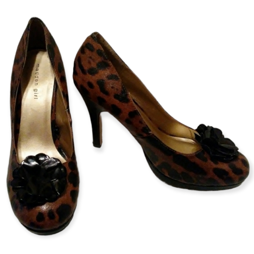 Madden Girl by Steve Madden Leopard Print Heels